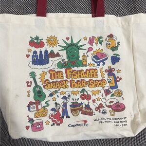 Fishwife NYC Snack Bar and Shop Limited Edition Tote